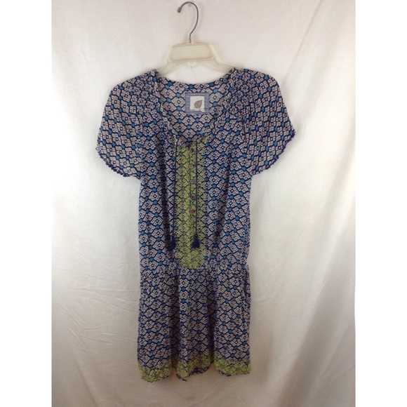 Anthropologie Other - ANTHROPOLOGIE long weekend green+blue print romper Anthropologie Other - ANTHROPOLOGIE long weekend green+blue print romper