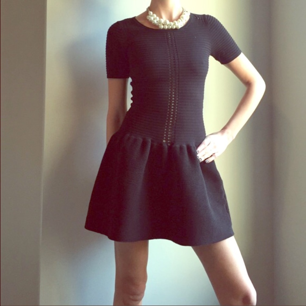 Maje drop waist mini dress