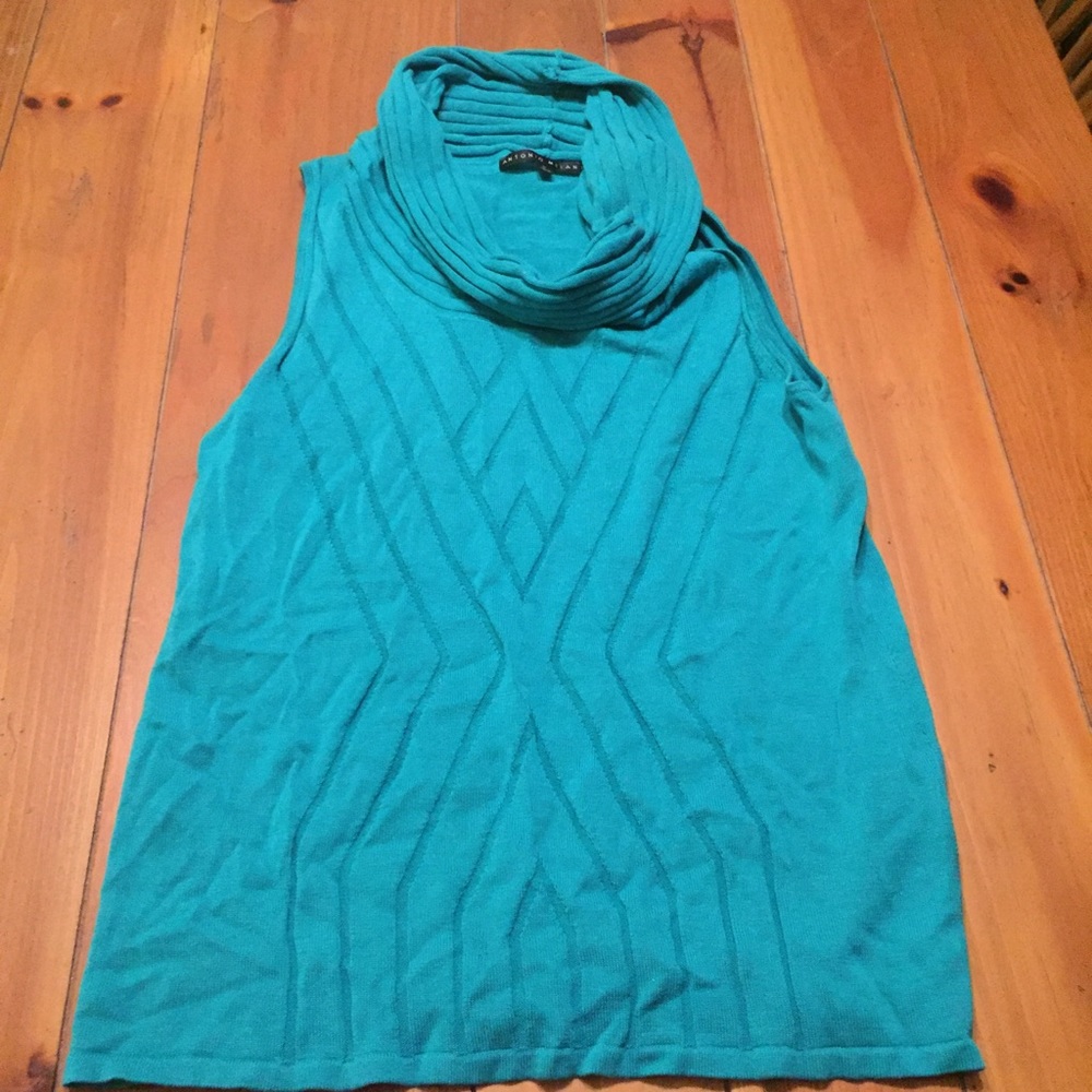 Cowl Neck Sleeveless Sweater