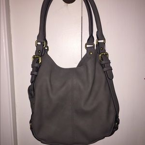 Merona target gray handbag