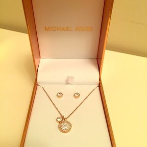 Michael Kors necklace and earring set