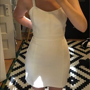 White Urban Outfitters Structured Bodycon Dress
