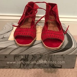 Jeffrey Campbell wedge sandals