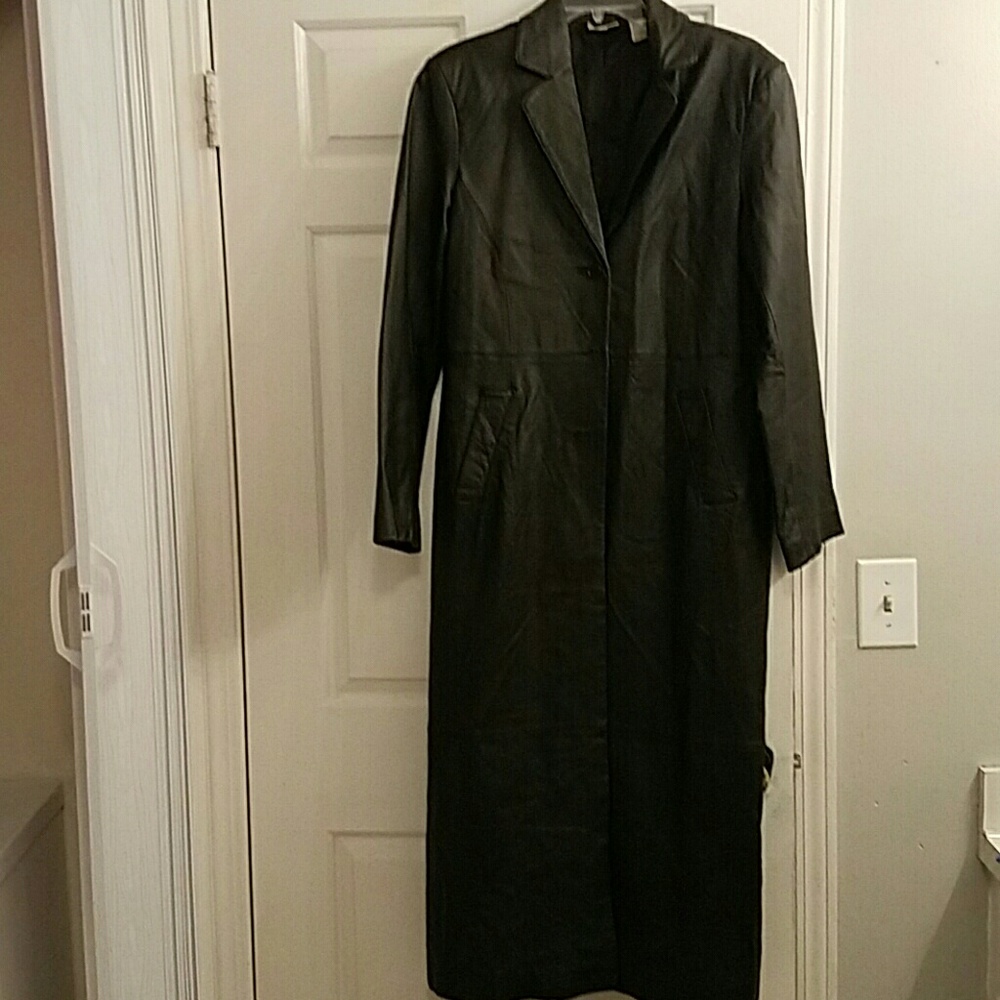 Leather Trench Coat