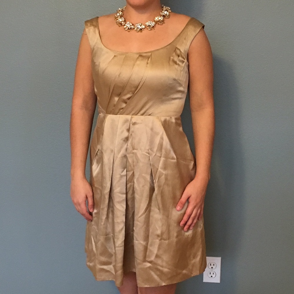 Banana Republic Gold dress