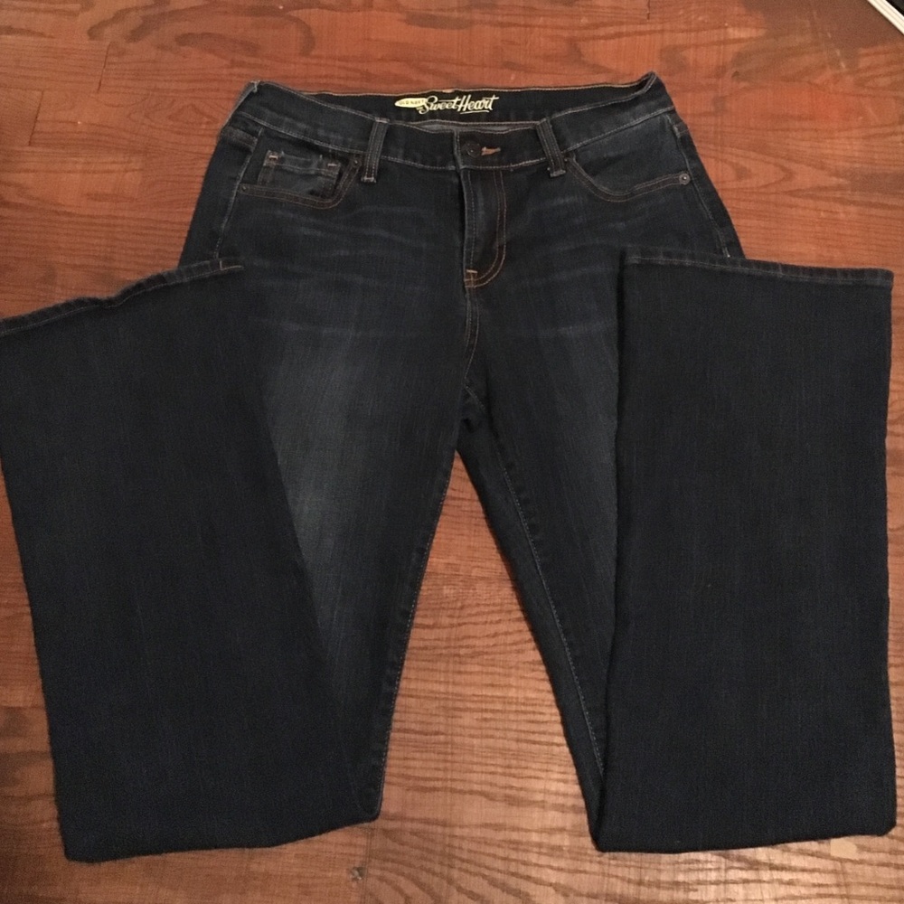 Size 6 Old-Navy Sweetheart blue jeans