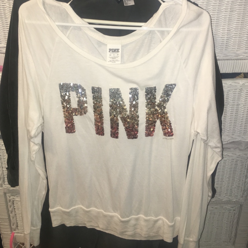 glitter Pink long sleeve✨