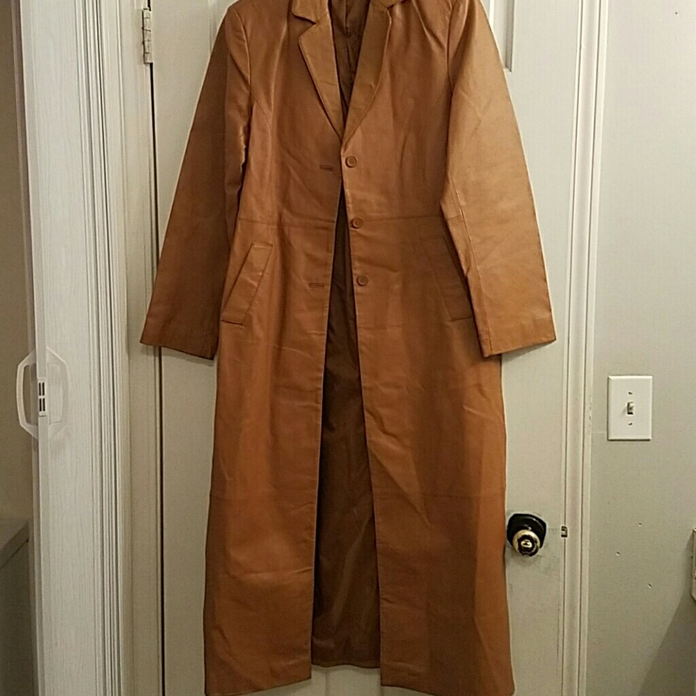 Leather Trench Coat