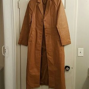 Leather Trench Coat