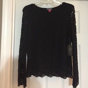 Black Lace Shirt
