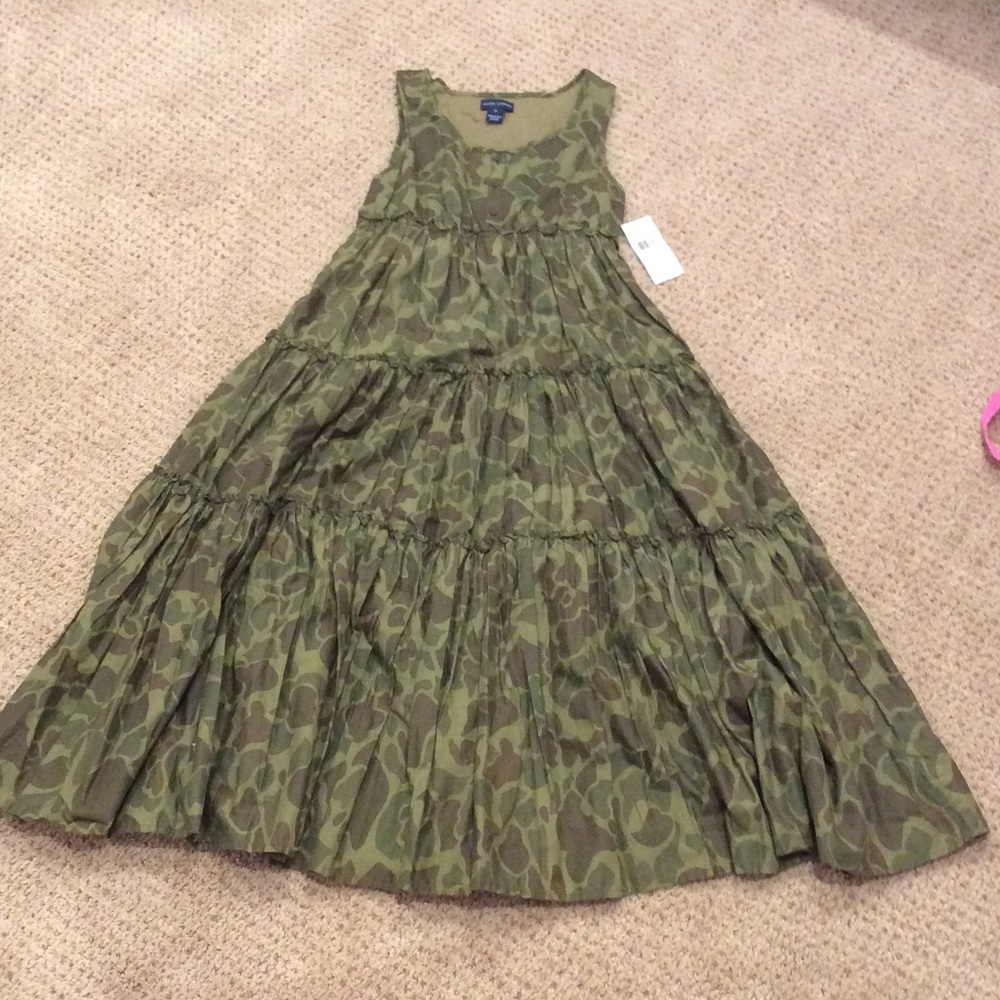Army colored Ralph Lauren long dress. NOT USED!!