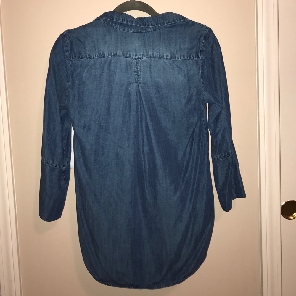 NWOT Bella Dahl Denim top shirt - Picture 3 of 4