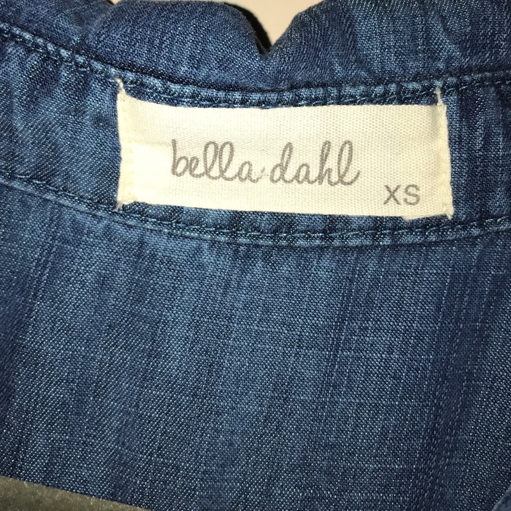 NWOT Bella Dahl Denim top shirt - Picture 4 of 4