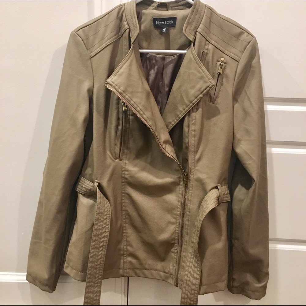 Faux leather jacket