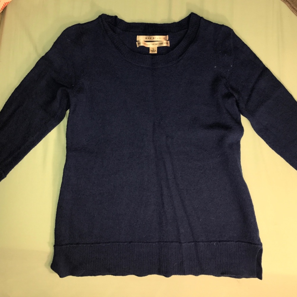 Blue sweater from Max Studio!