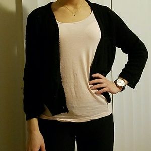 Free People soft black cardigan