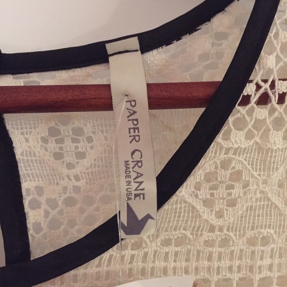 Paper Crane Crochet Top - Picture 3 of 4