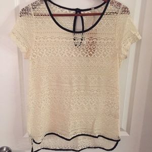 Paper Crane Crochet Top