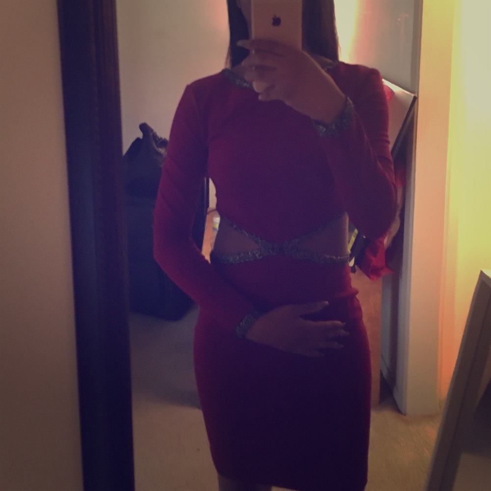 Two-Piece Fitted Dress