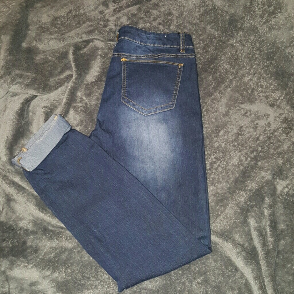 Rocks and indigo skinny jeans