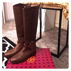 Tory Burch Leather Boots