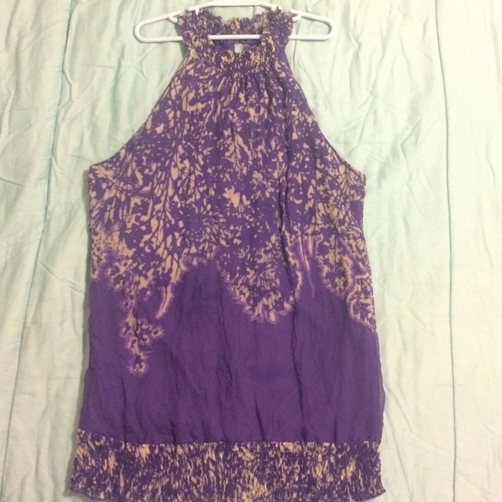Batik printed halter