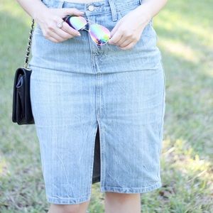 Levi's Pencil Denim Skirt