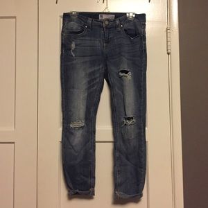 Distressed jeans from Tilly's