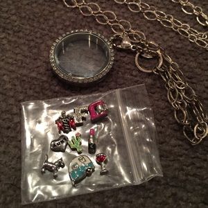 Origami owl necklace