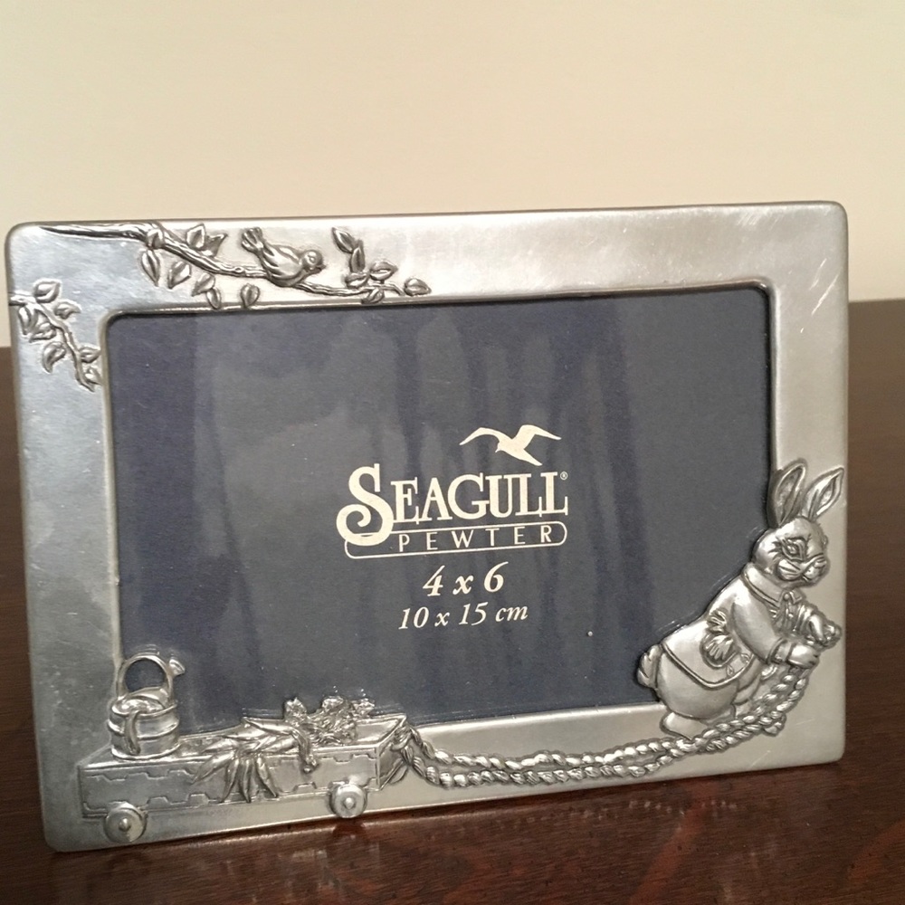 Seagull pewter frame