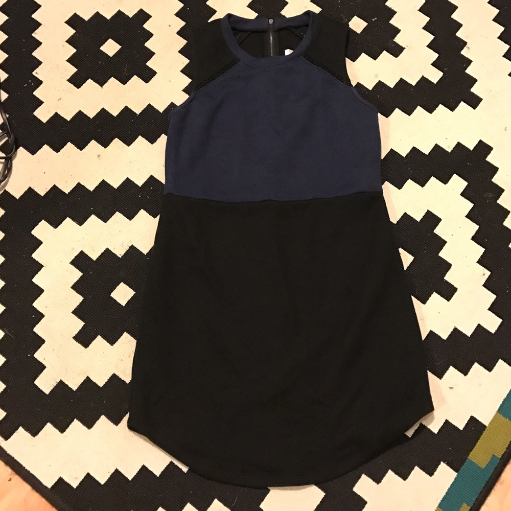 Navy and Black Lou & Grey for LOFT Dress