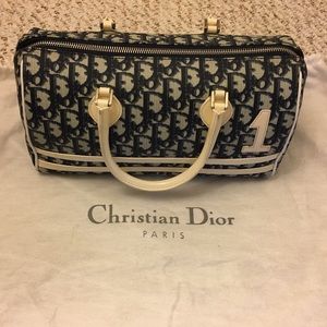 Christian Dior Boston Bag Blue