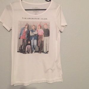Breakfast club short sleeved t shirt