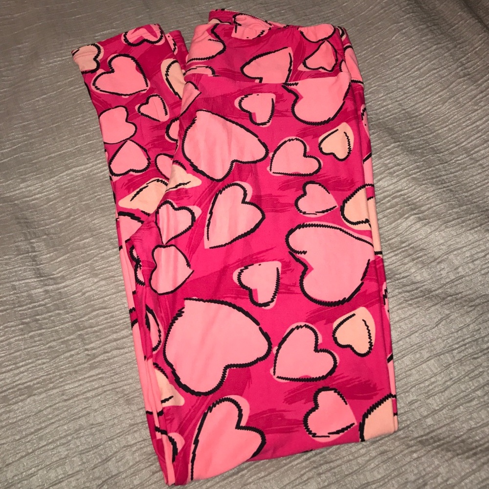 Lularoe Valentine's Day Leggings