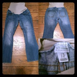 Petite small maternity jeans