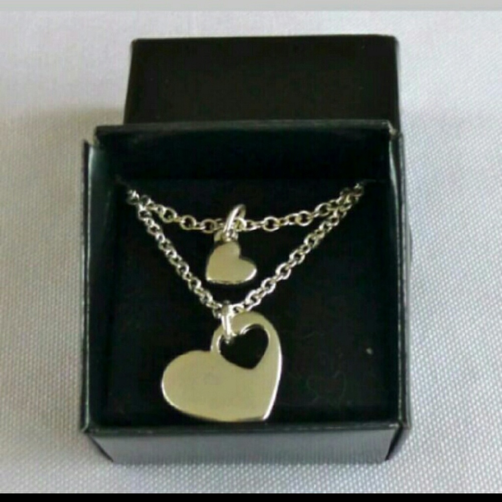 Two of hearts Necklace