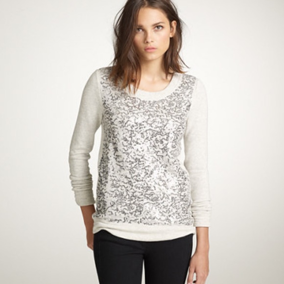 J. Crew Sweaters - J•Crew "Haya" Sequin Sweatshirt