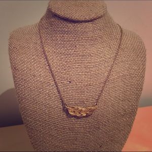 Sculpted Feather Necklace