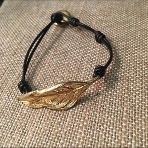 Sculpted Feather Bracelet