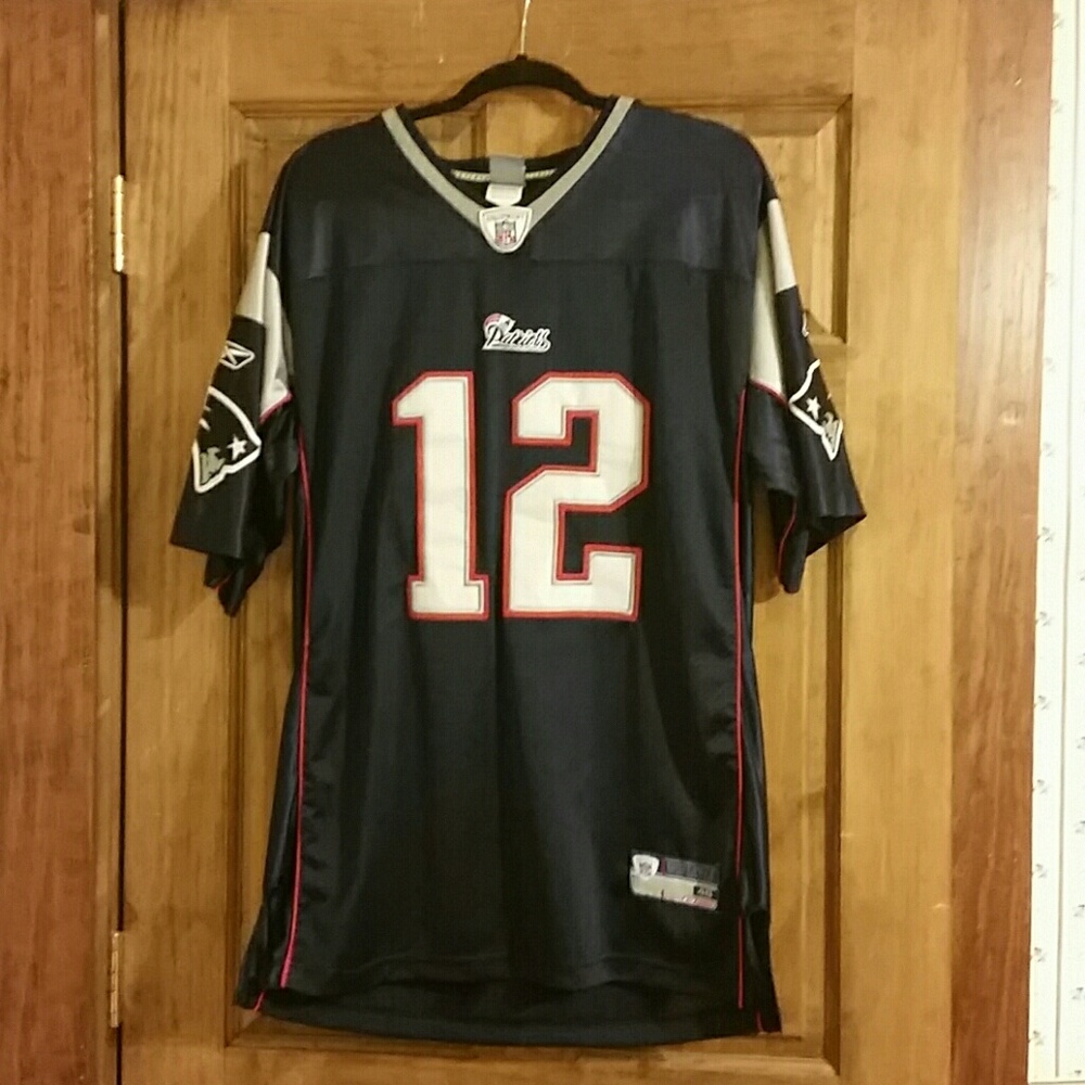 Tom Brady On Field Patriots Jersey