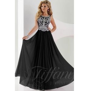 Tiffany Design prom dress.
