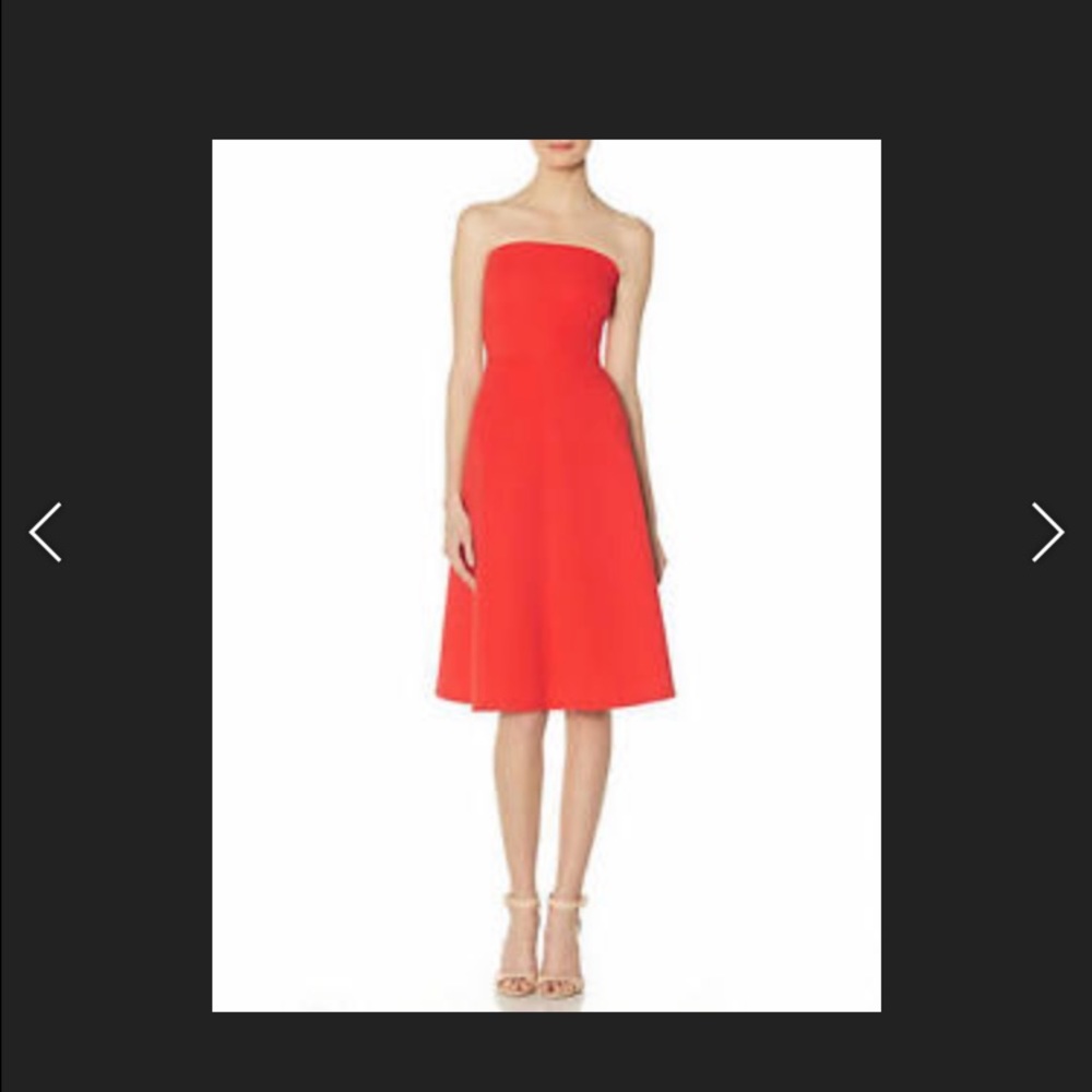 The Limited Strapless Red Cocktail Dress-Size 4