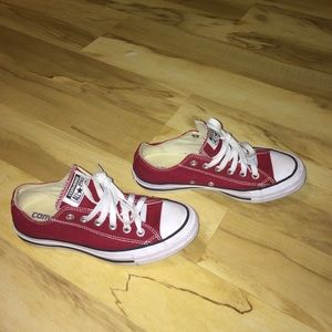Maroon Converse