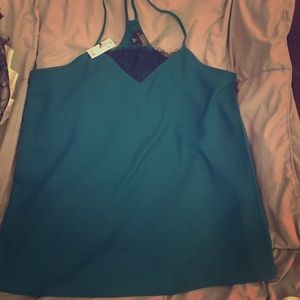 Silky teal Cami