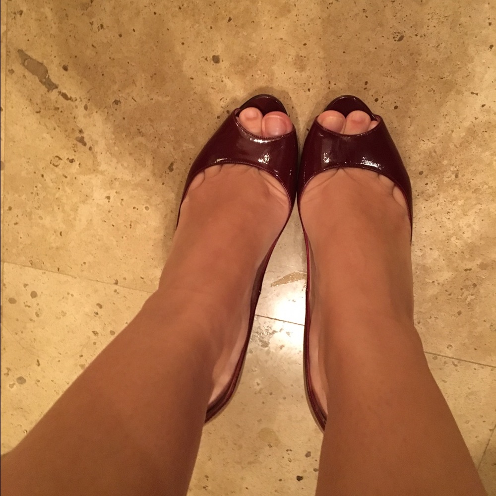 Maroon Louboutins