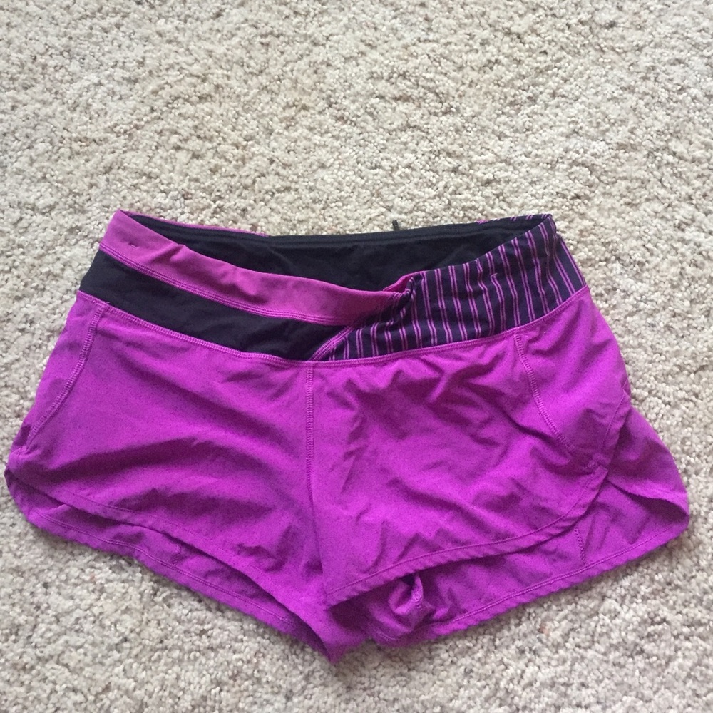 Size 6 Lululemon running shorts