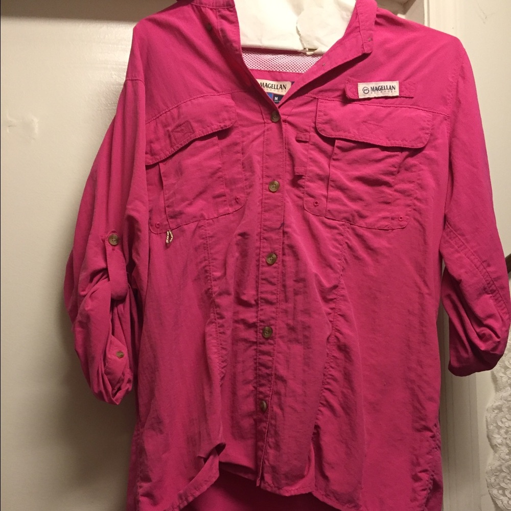 Magellan outdoor fishing button up shirt
