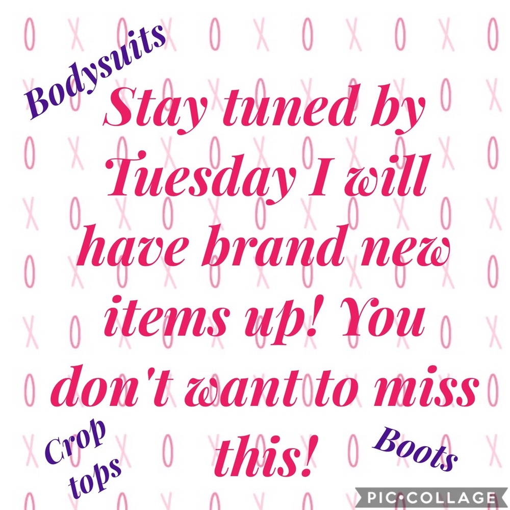 Shirts, crop tops, body suit, boots & more