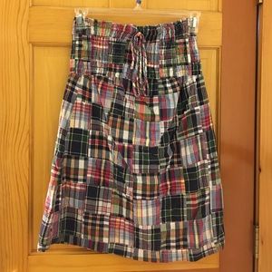 Women's patchwork strapless dress/cover up