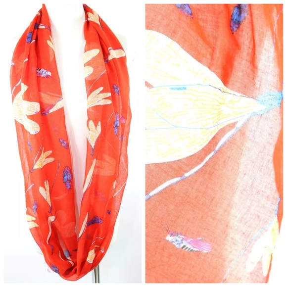 ‼️PRICE FIRM LAST CALL Dragonfly Infinity Scarf - Picture 2 of 3